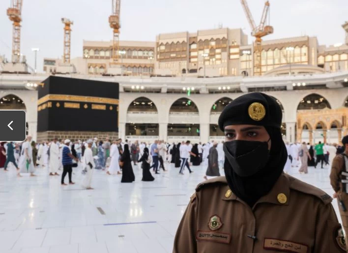 It's first time Saudi women soldiers deployed in Mecca during Hajj